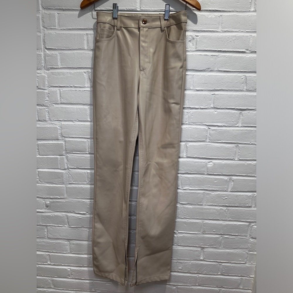 ZARA Faux Leather pants Size 4 - Picture 6 of 12
